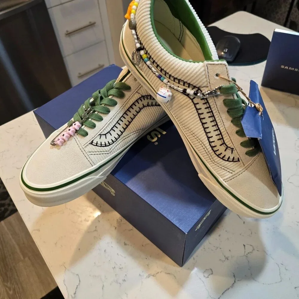 VANS x Cocona Hiraki Premium Old Skool VN000EGYCRM MENS SIZE 10 NEW SOLD OUT - Picture 7 of 15